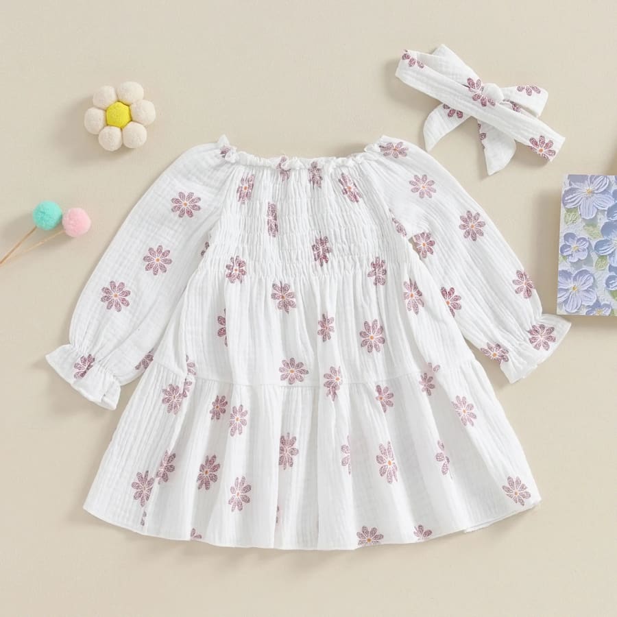 Arianna Daisy Print Dress