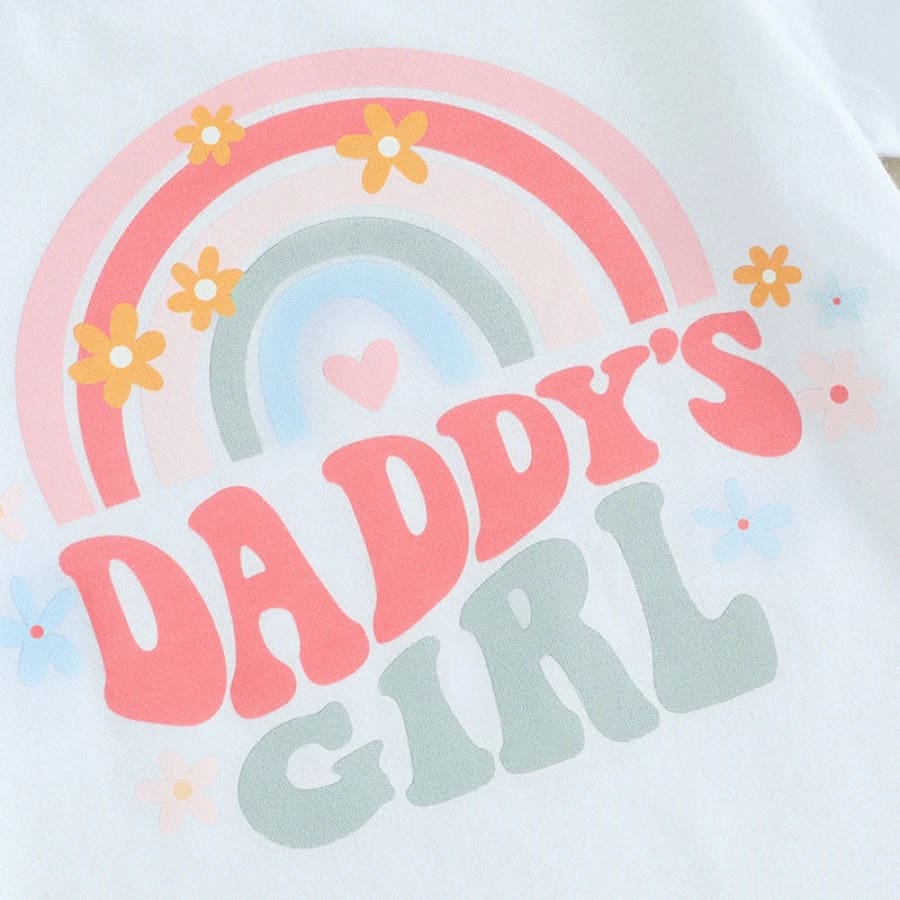 Daddy’s Girl Rainbow Bloomer Set
