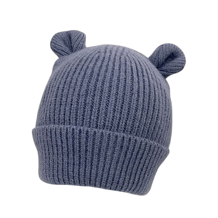 Baby Bear Knit Hat - Red