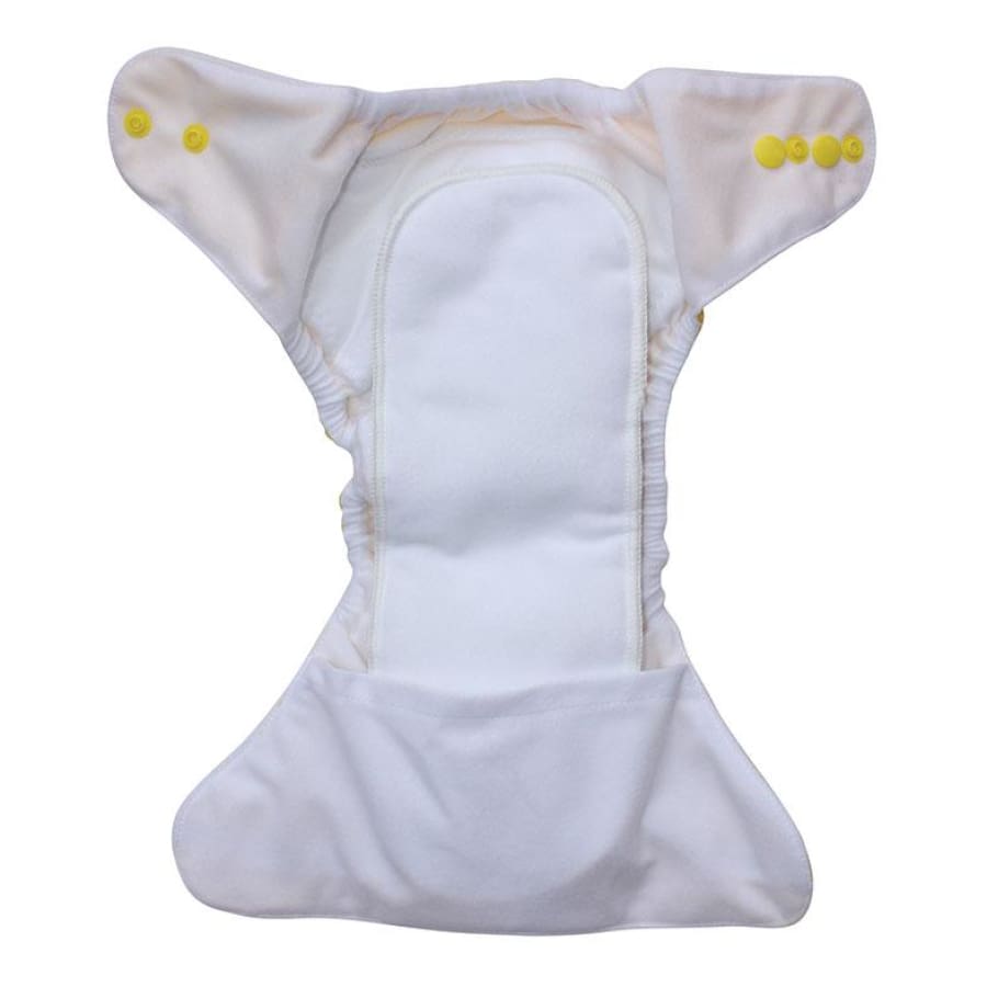 itti Snap Bare Essentials One Size Fits Most Nappy – Kittie - Bamboo - Cloth Nappies cloth nappy