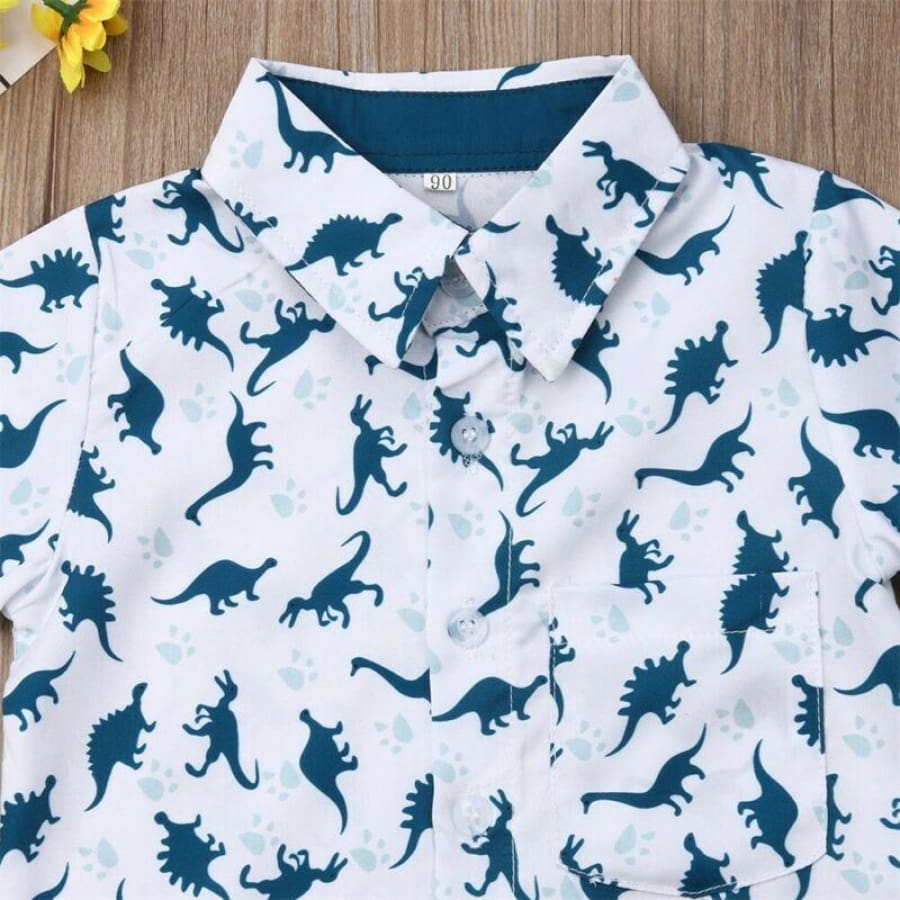 Ross Dinosaur Shirt + Short Set - 12-18 Months - Sets sets