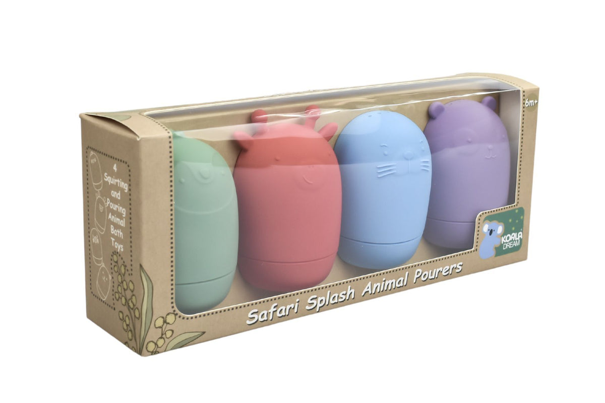 Koala Dream Silicone Safari Splash Animal Pourers - Bright