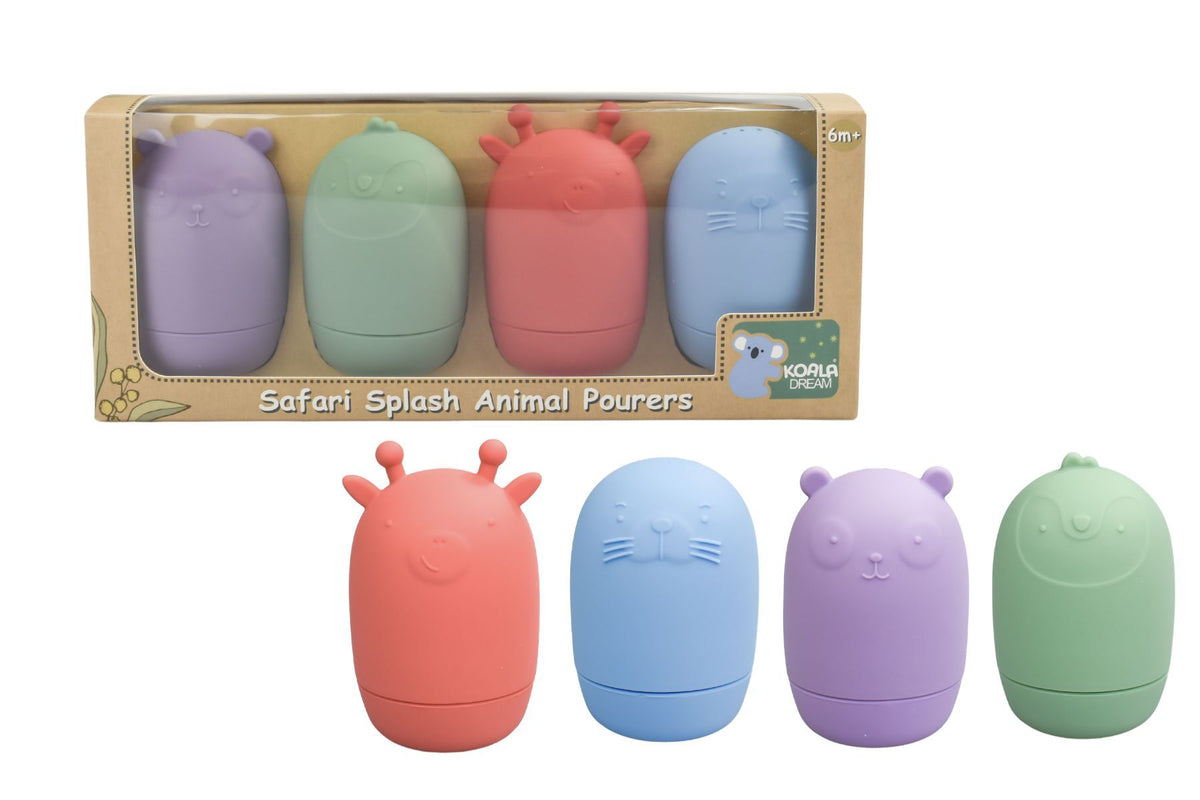 Koala Dream Silicone Safari Splash Animal Pourers - Bright