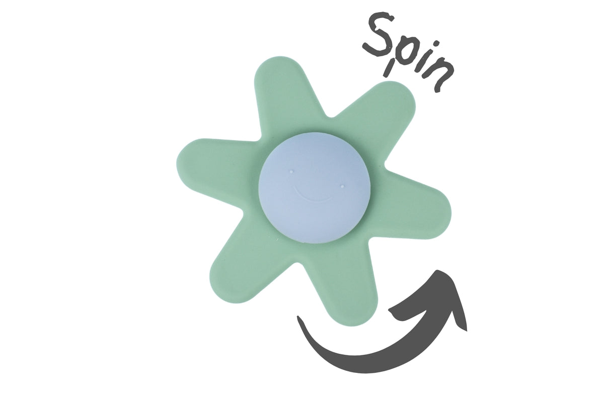Koala Dream Silicone Daisy Spinner - Green