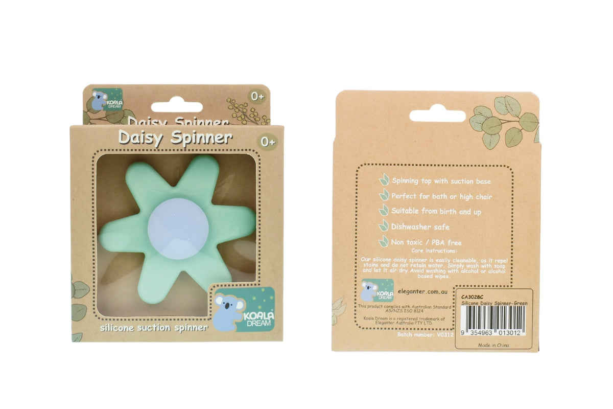 Koala Dream Silicone Daisy Spinner - Green