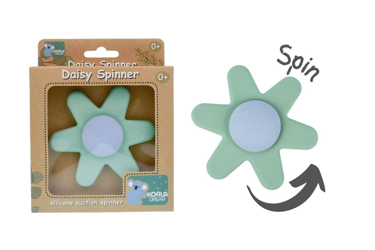 Koala Dream Silicone Daisy Spinner - Green