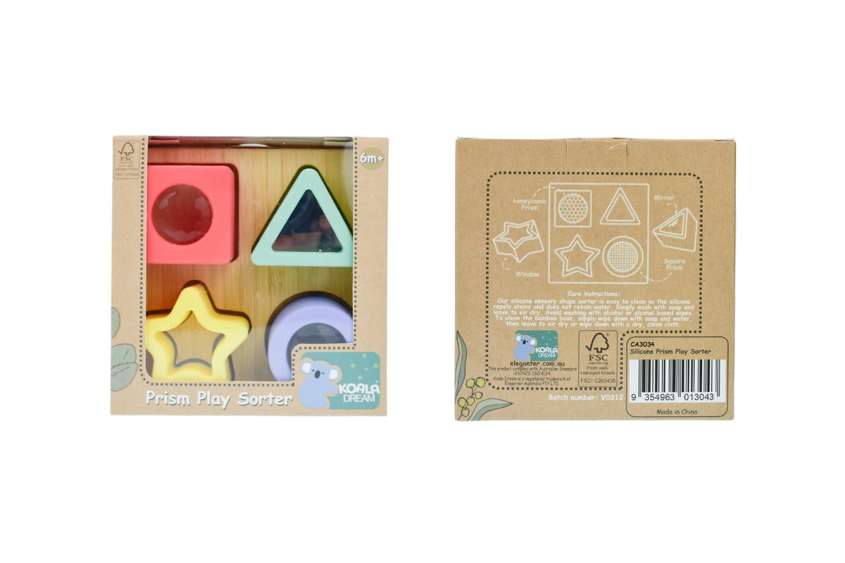 Koala Dream Silicone Prism Shape Sorter