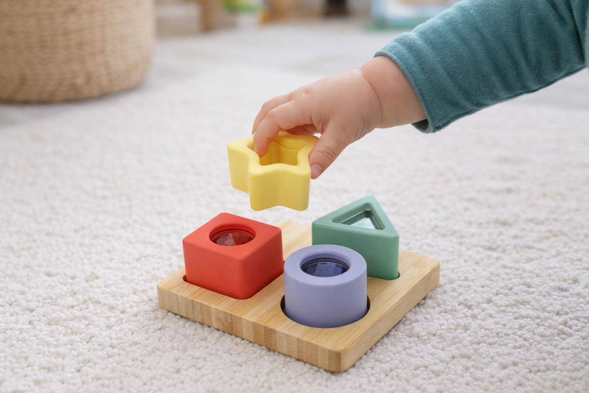 Koala Dream Silicone Prism Shape Sorter