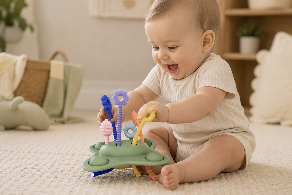 Koala Dream Silicone Pop & Pull Sensory Teether