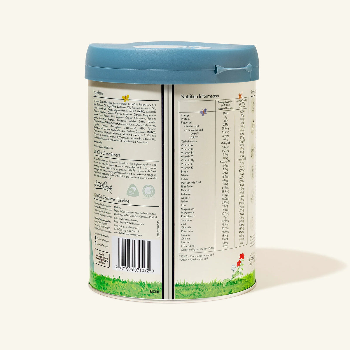 LittleOak Natural Goat Milk Follow-on Formula (6-12 months)