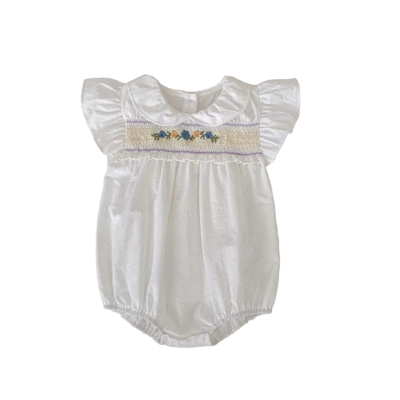 Goo & Co. Daisy Smocked Romper