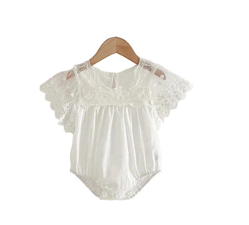 Goo & Co. Lily Lace Sleeve Romper