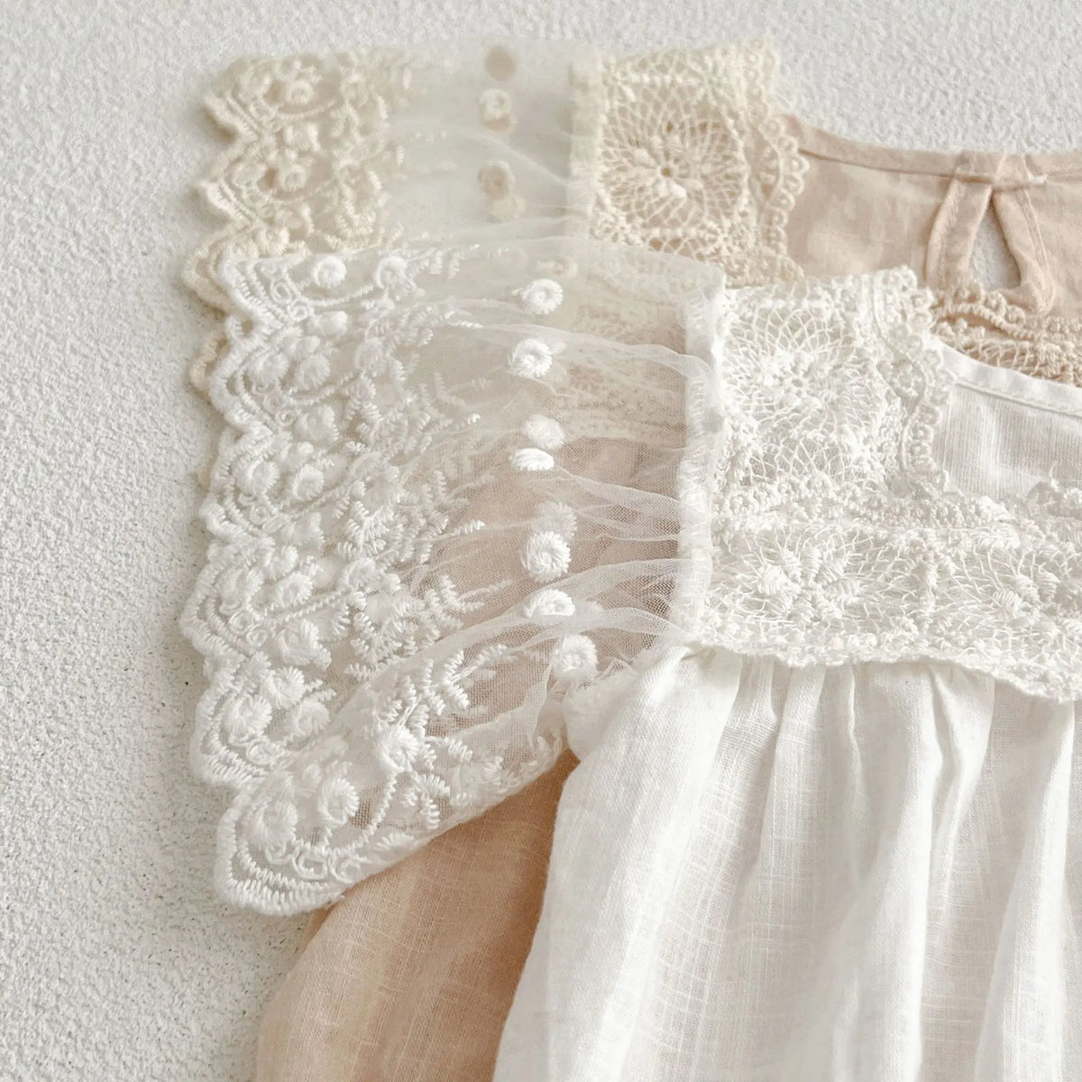 Goo & Co. Lily Lace Sleeve Romper