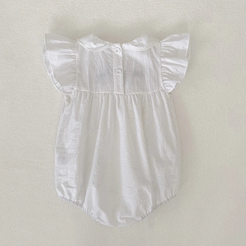 Goo & Co. Daisy Smocked Romper