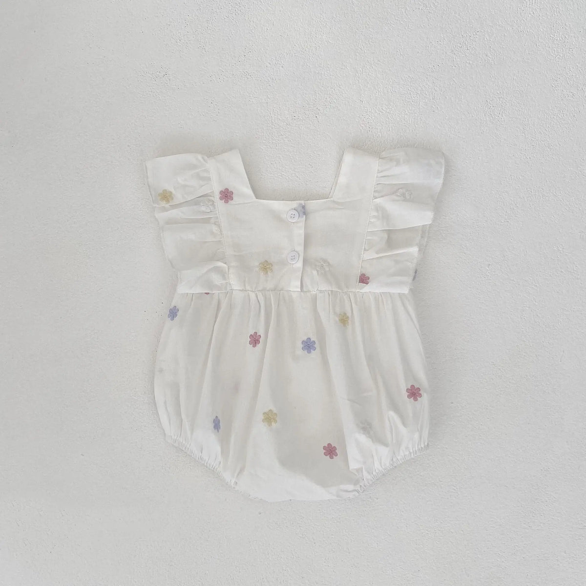 Goo & Co. Isla Embroidered Flower Romper