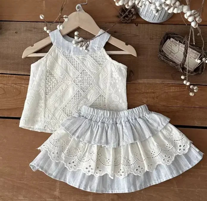 Goo & Co. Mickayla Ruffle Skirt Set