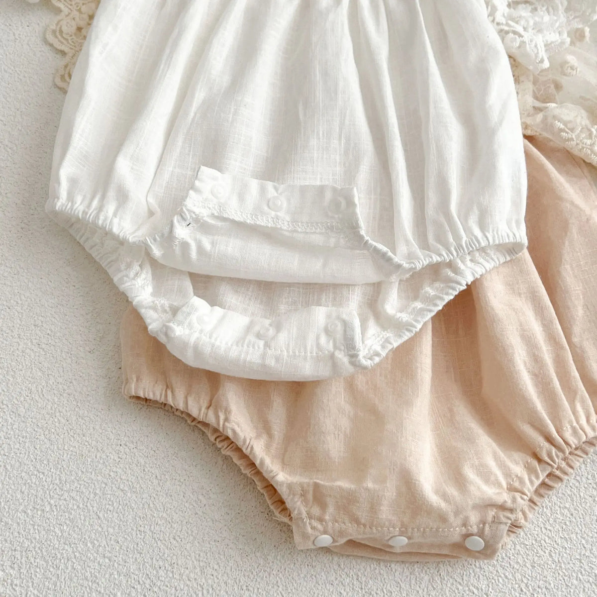 Goo & Co. Lily Lace Sleeve Romper