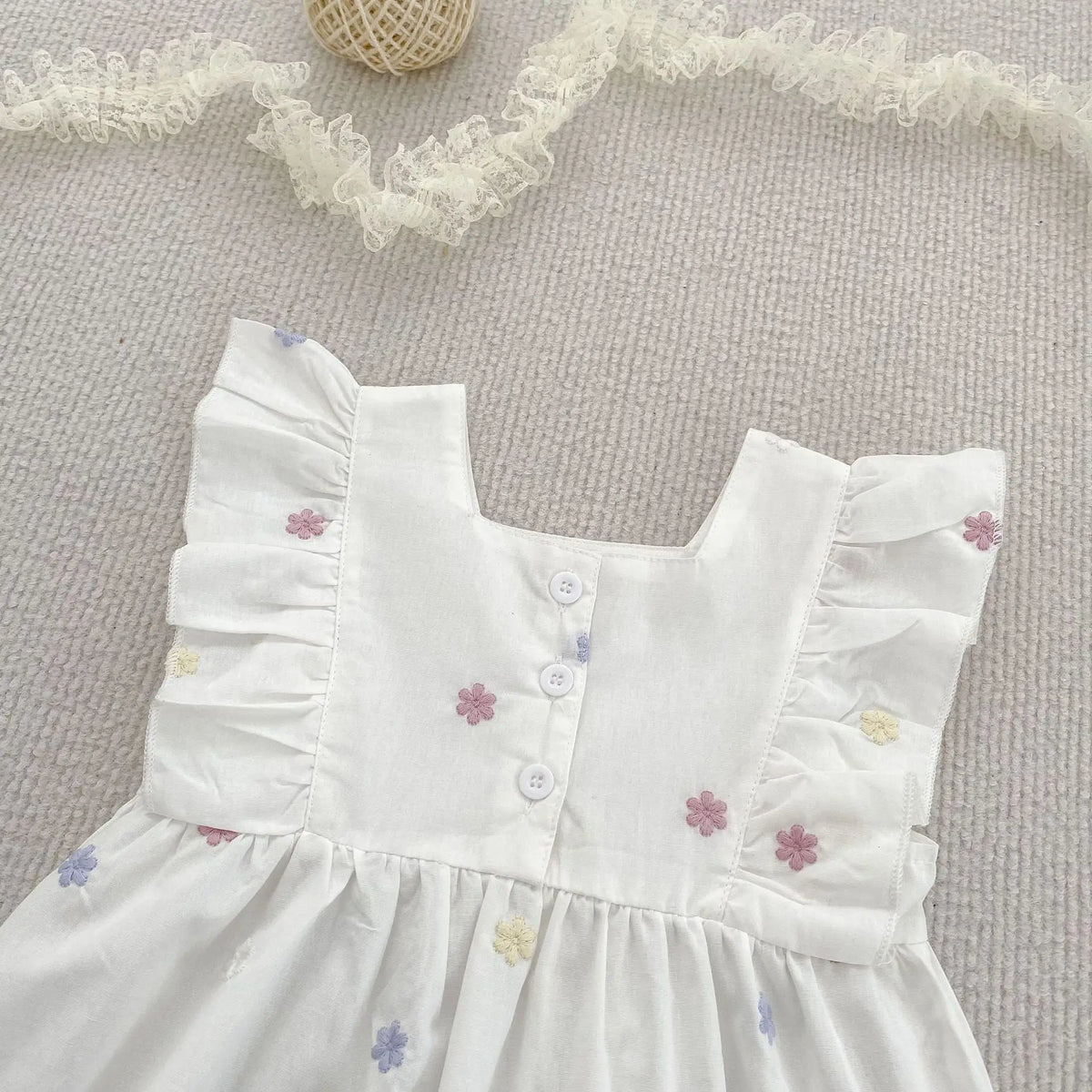 Goo & Co. Isla Embroidered Flower Dress