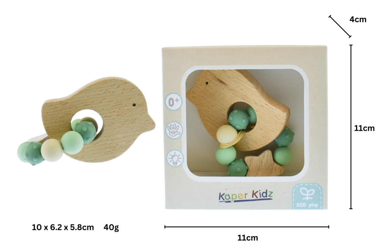 Kaper Kidz Ecobead Bird Teether