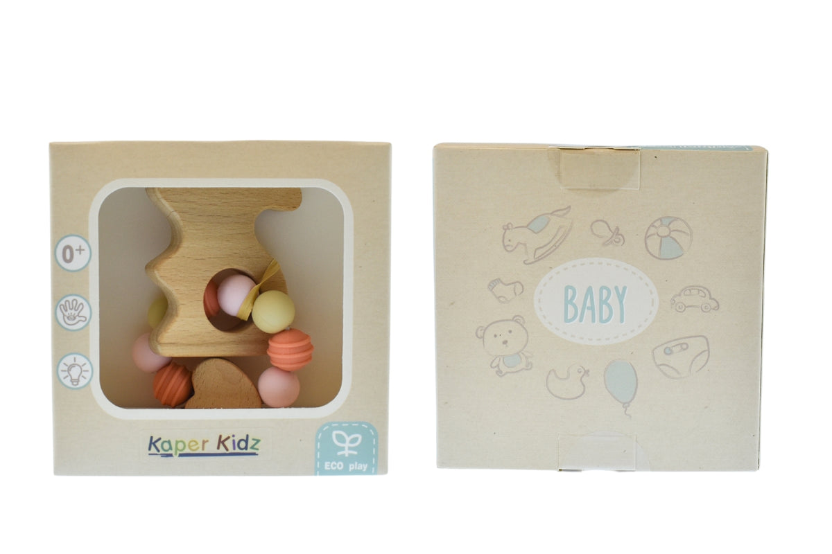 Kaper Kidz Ecobead Bunny Teether