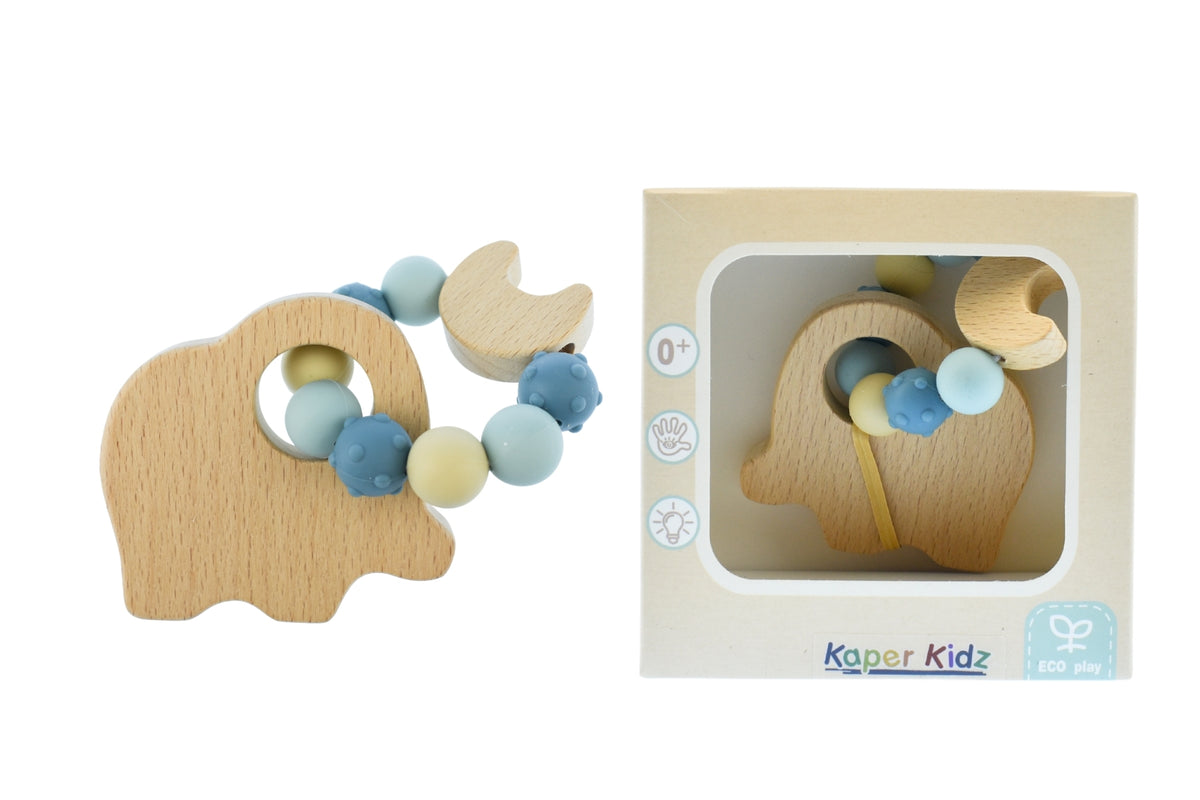 Kaper Kidz Ecobead Elephant Teether
