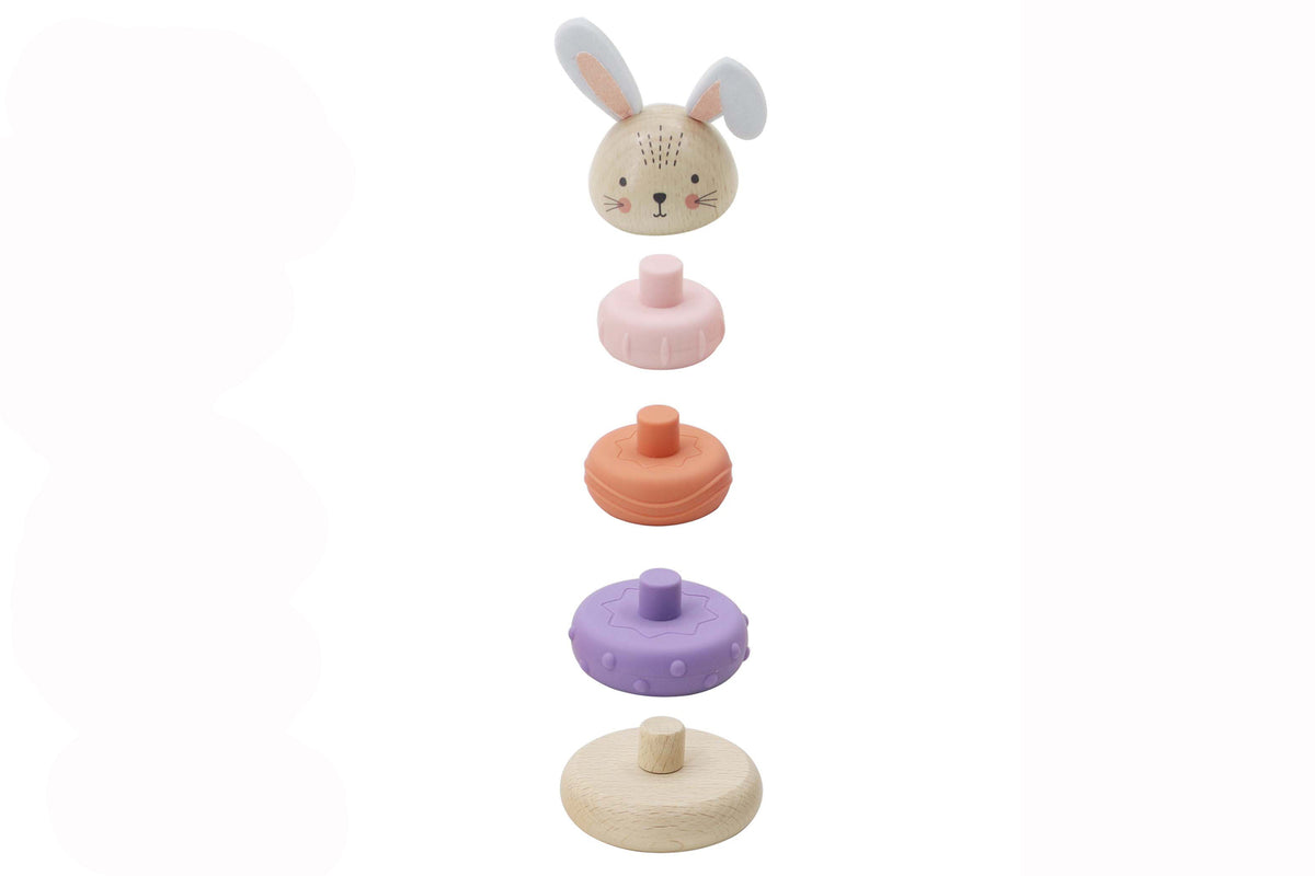 Kaper Kidz Ecostack Bunny Rings
