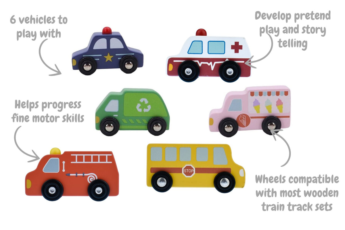 Kaper Kidz Wooden Transportation Set