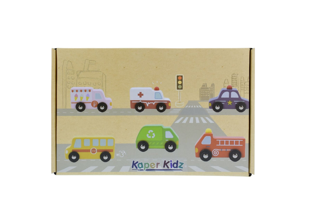 Kaper Kidz Wooden Transportation Set