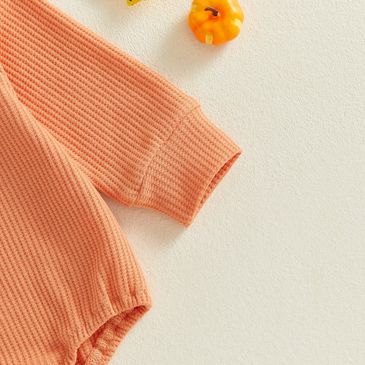 Pumpkin Halloween Romper - Orange