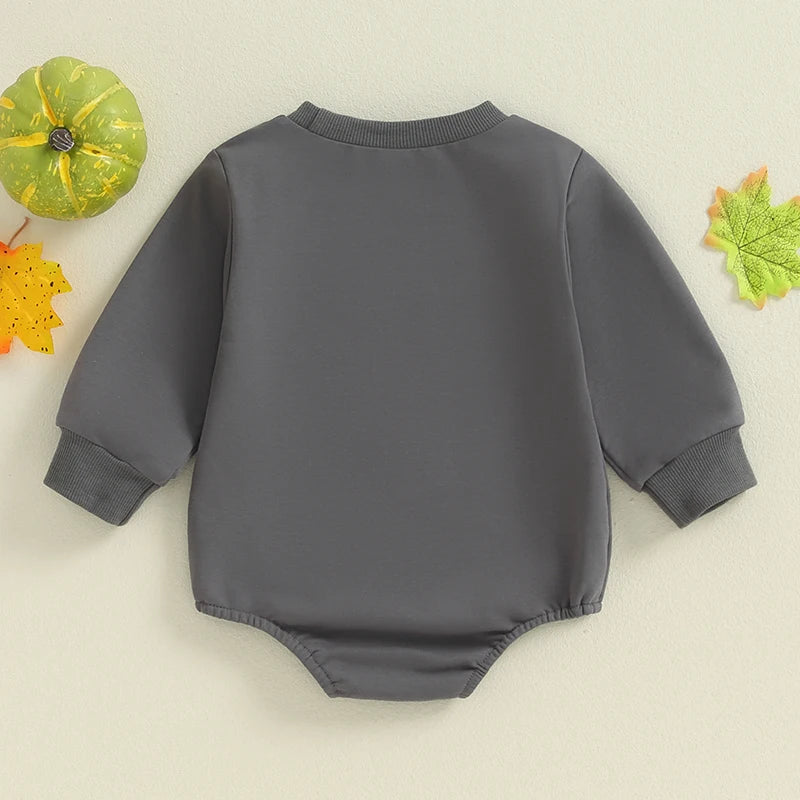 Little Boo Hallowen Long Sleeve Romper