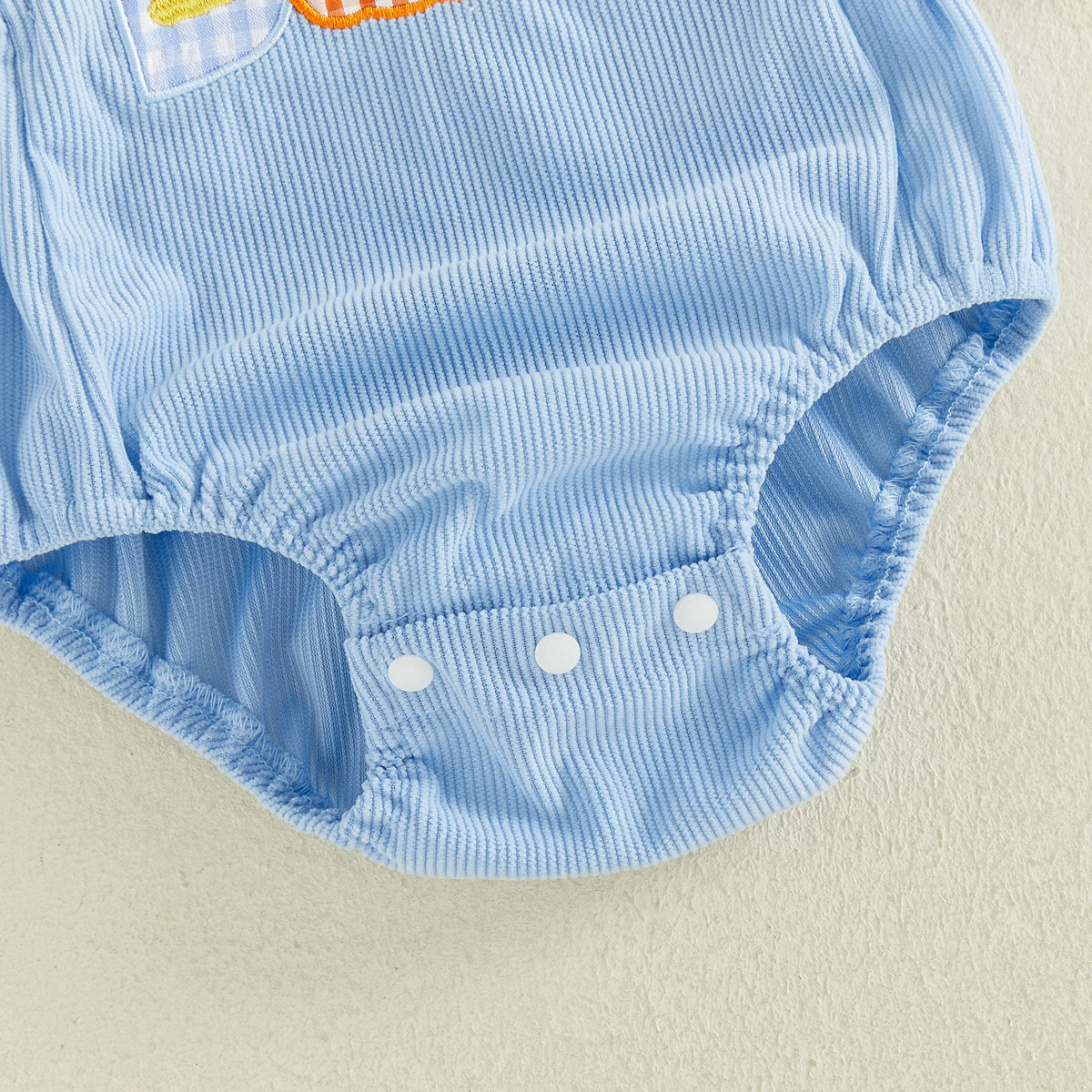 Boo Blue Halloween Romper
