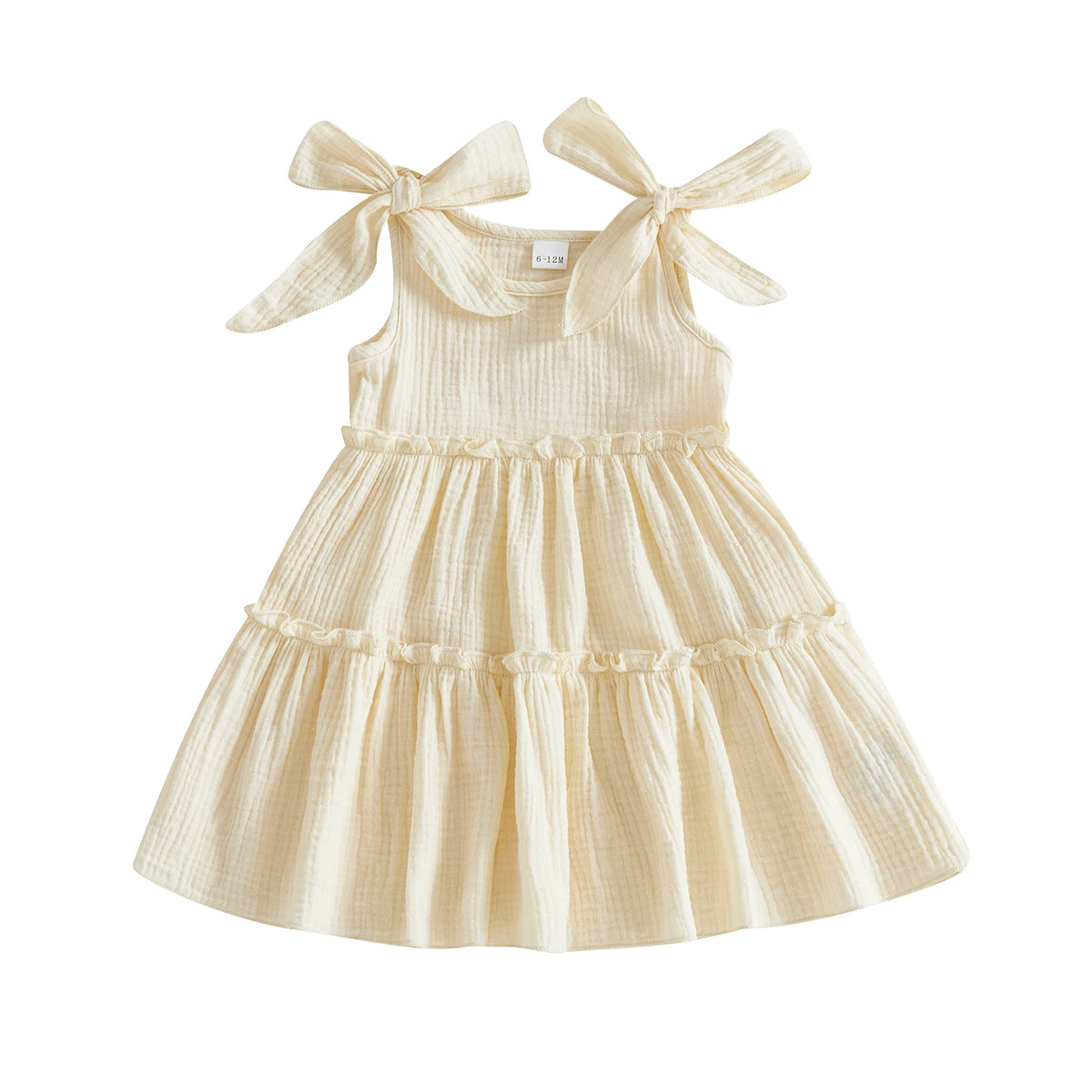 Penelope Tiered Summer Dress - Snow