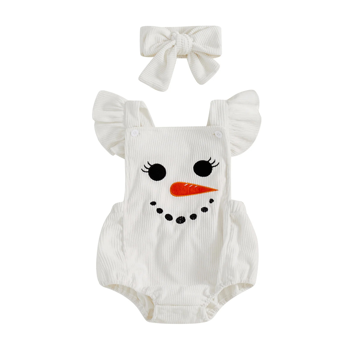 Snowman Christmas Romper