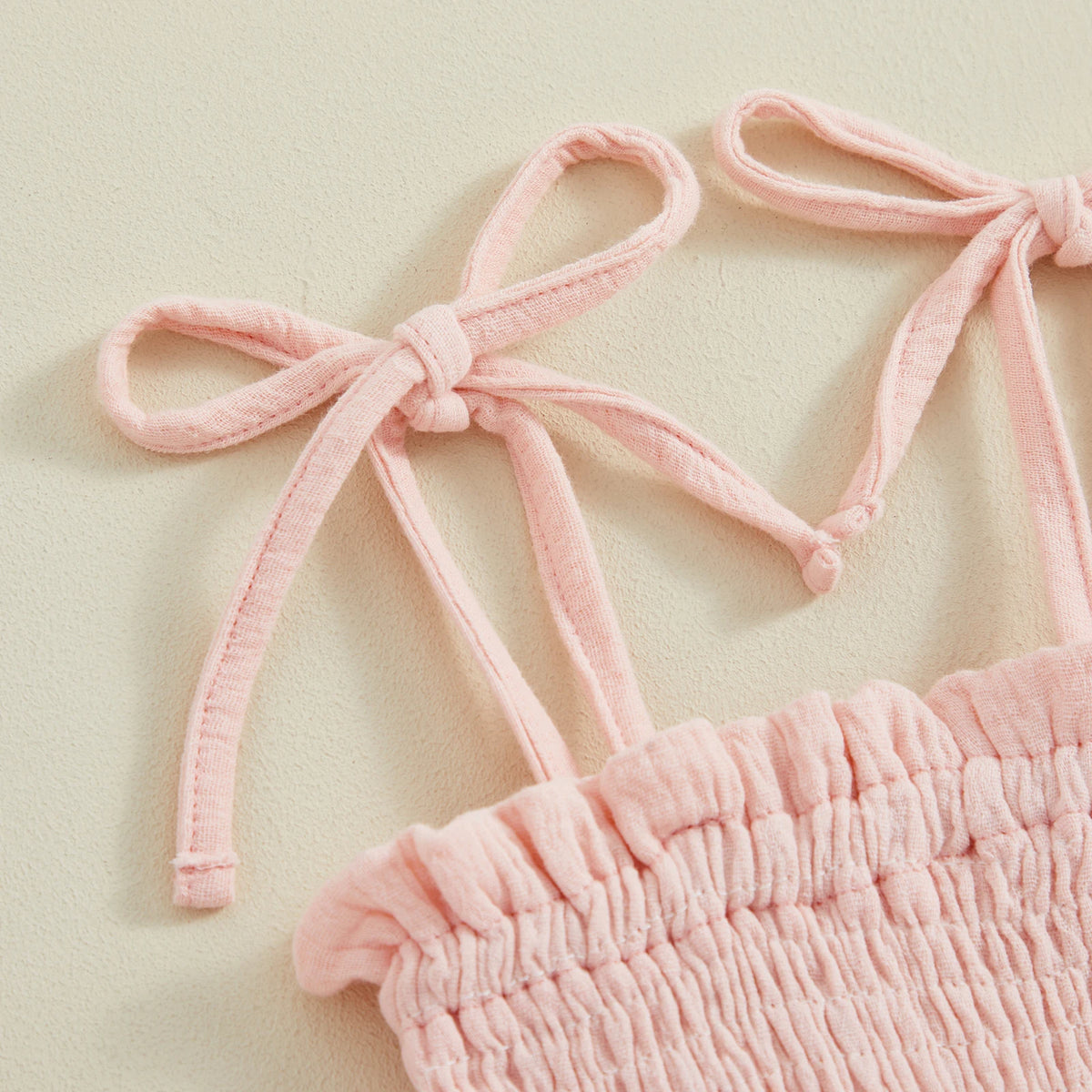 Bella Ruffle Romper - Milk