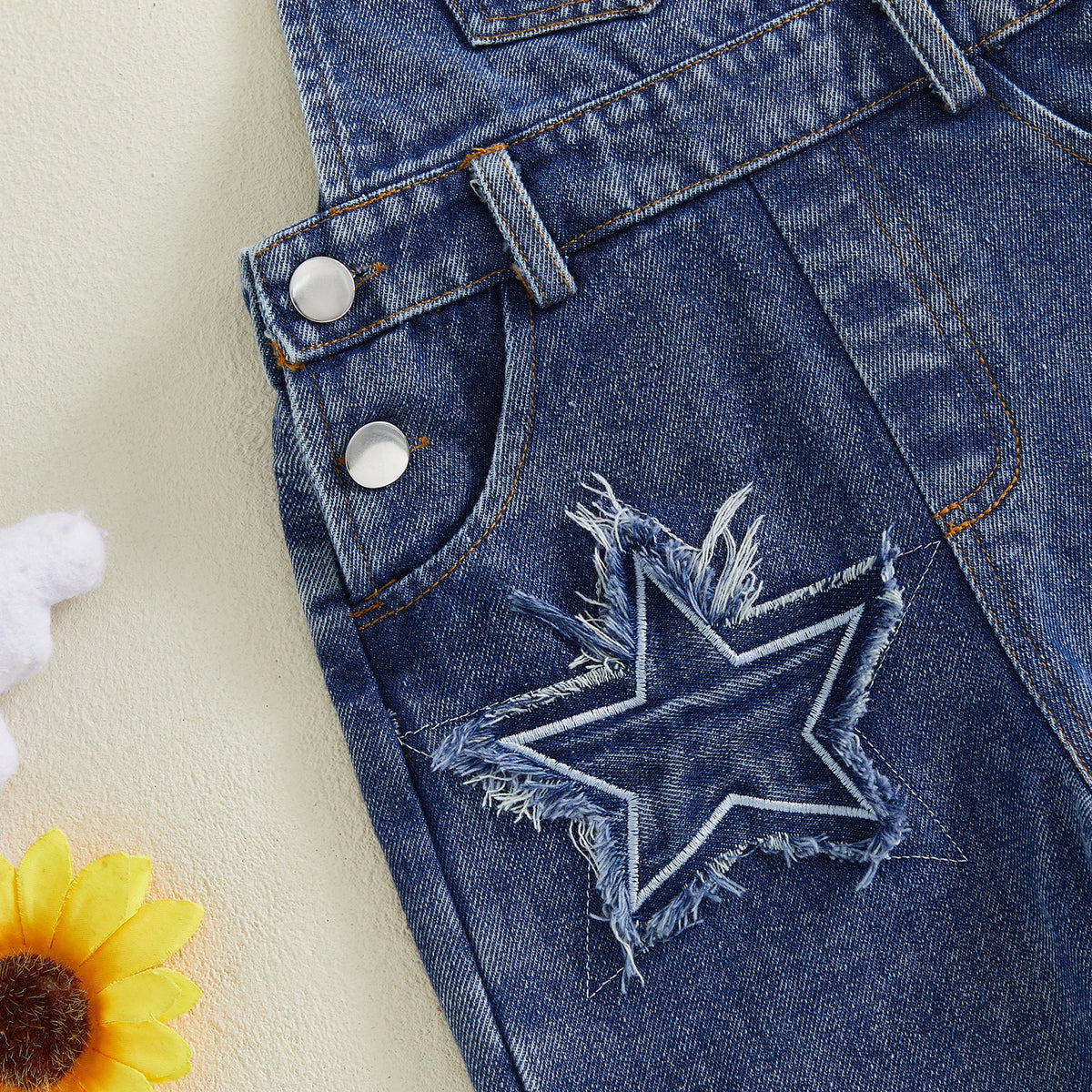 Starry Denim Overalls