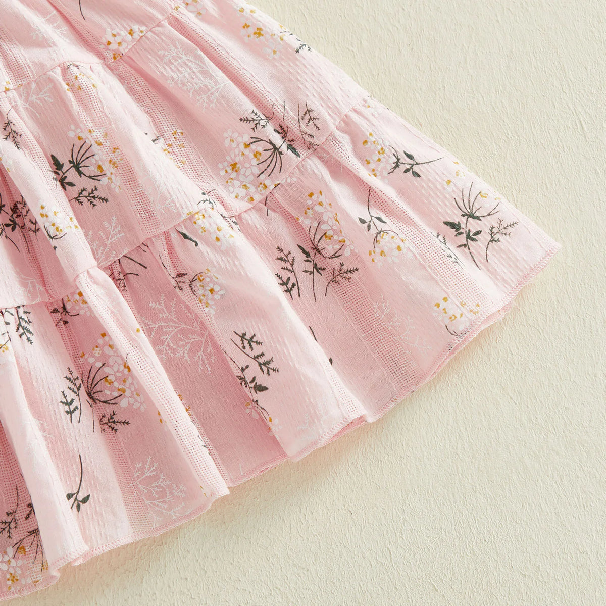 Emerysn Tiered Summer Dress - Snow