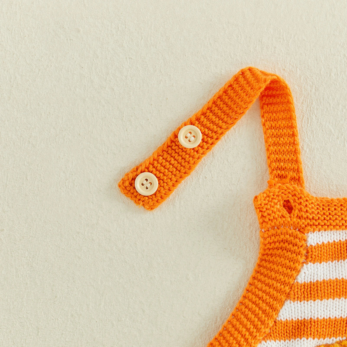 Embroidered Knit Halloween Romper