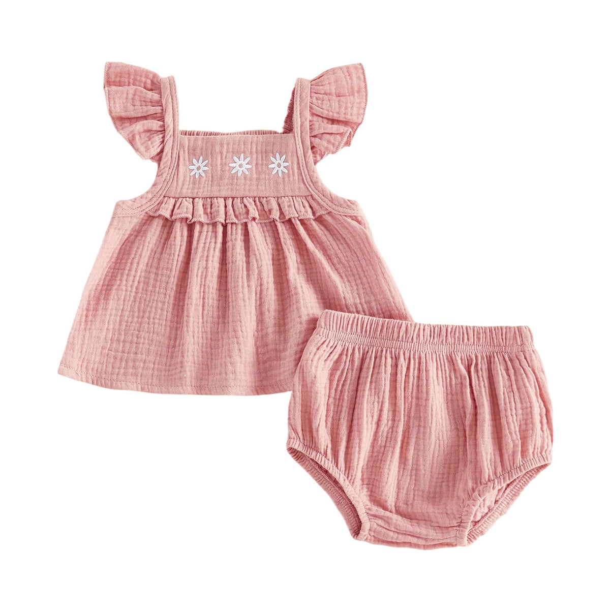 Miranda Daisy Bloomer Set - Natural