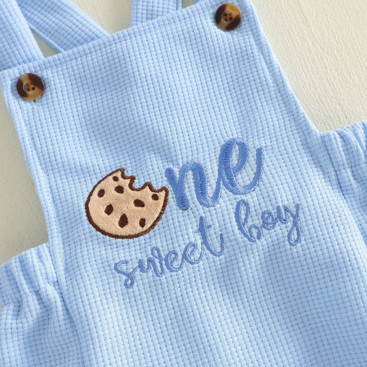 One Sweet Boy Birthday Romper - Blue