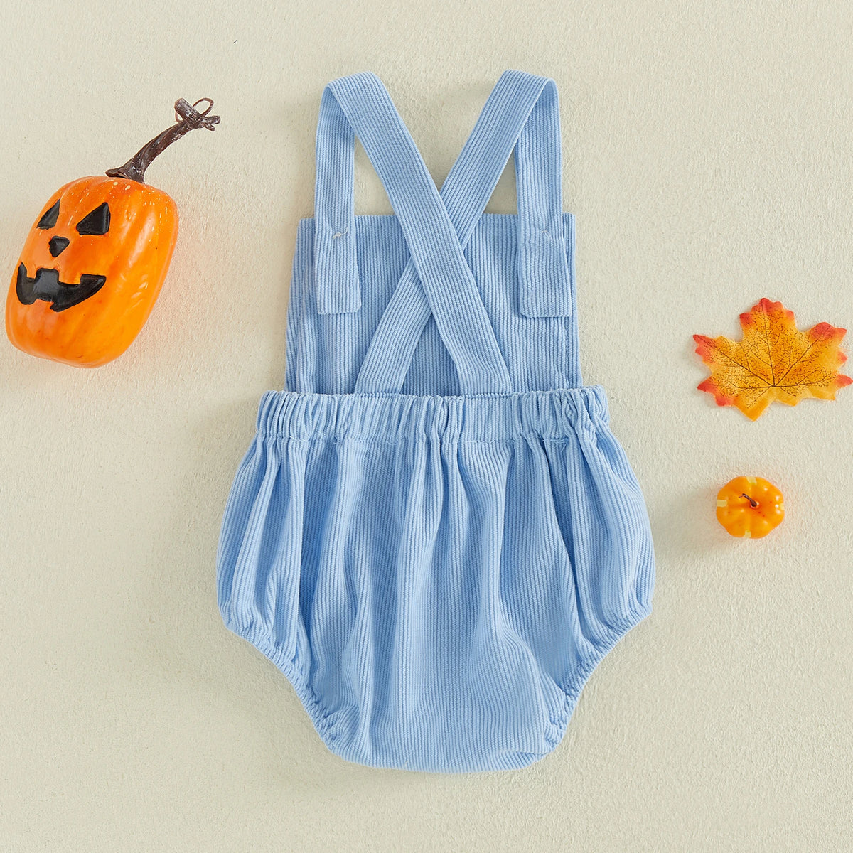 Boo Blue Halloween Romper