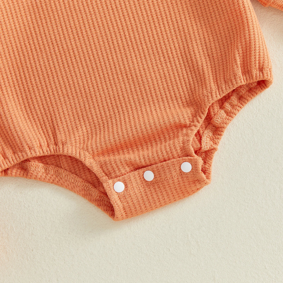 Pumpkin Halloween Romper - Natural