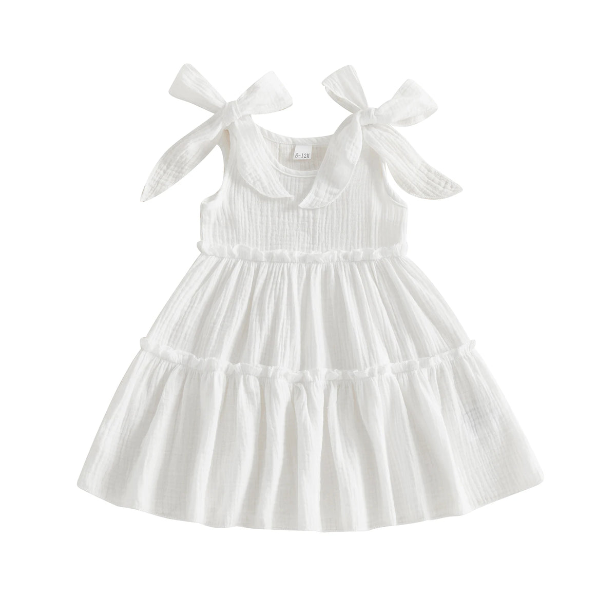 Penelope Tiered Summer Dress - Sky