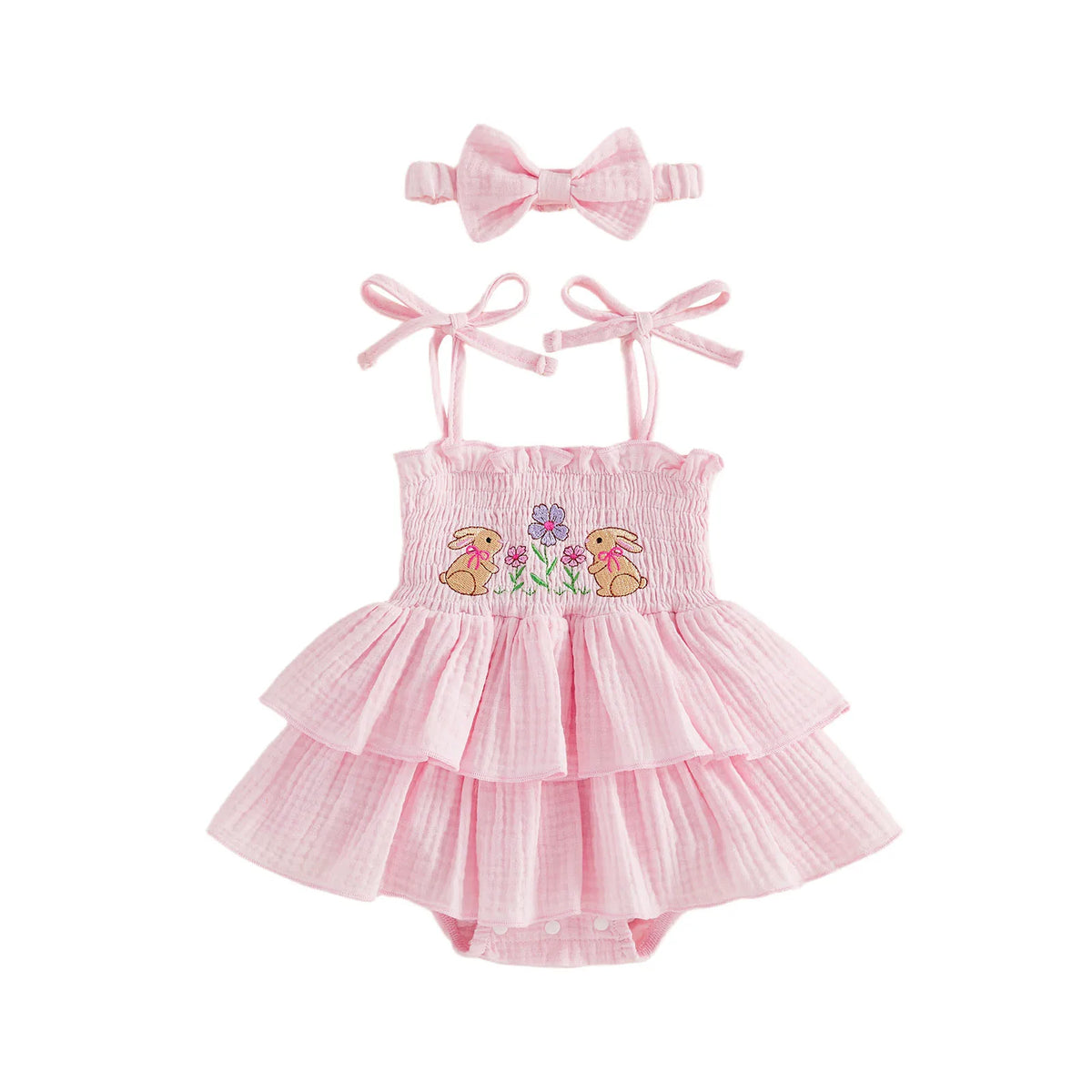 Bunnies & Flowers Romper