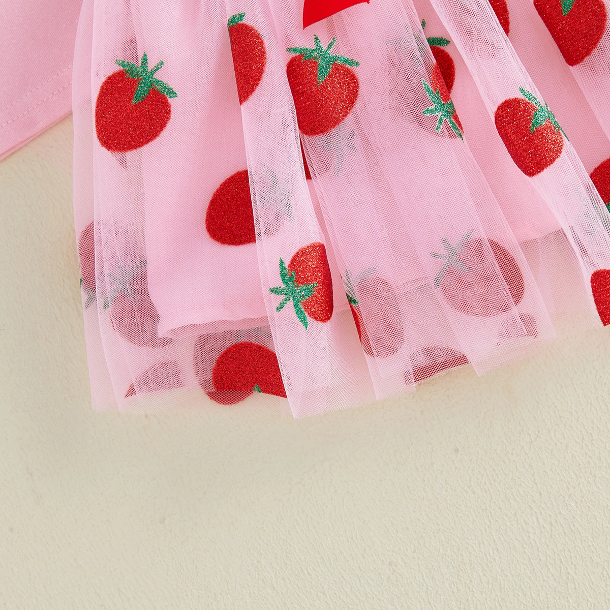 Two Sweet Strawberry Birthday Tutu Set