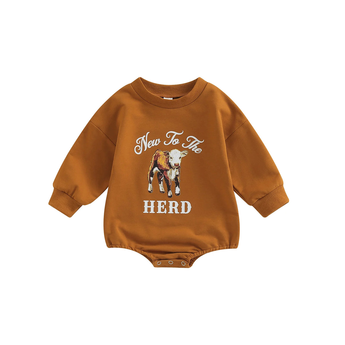 New To The Herd Ling Sleeve Onesie