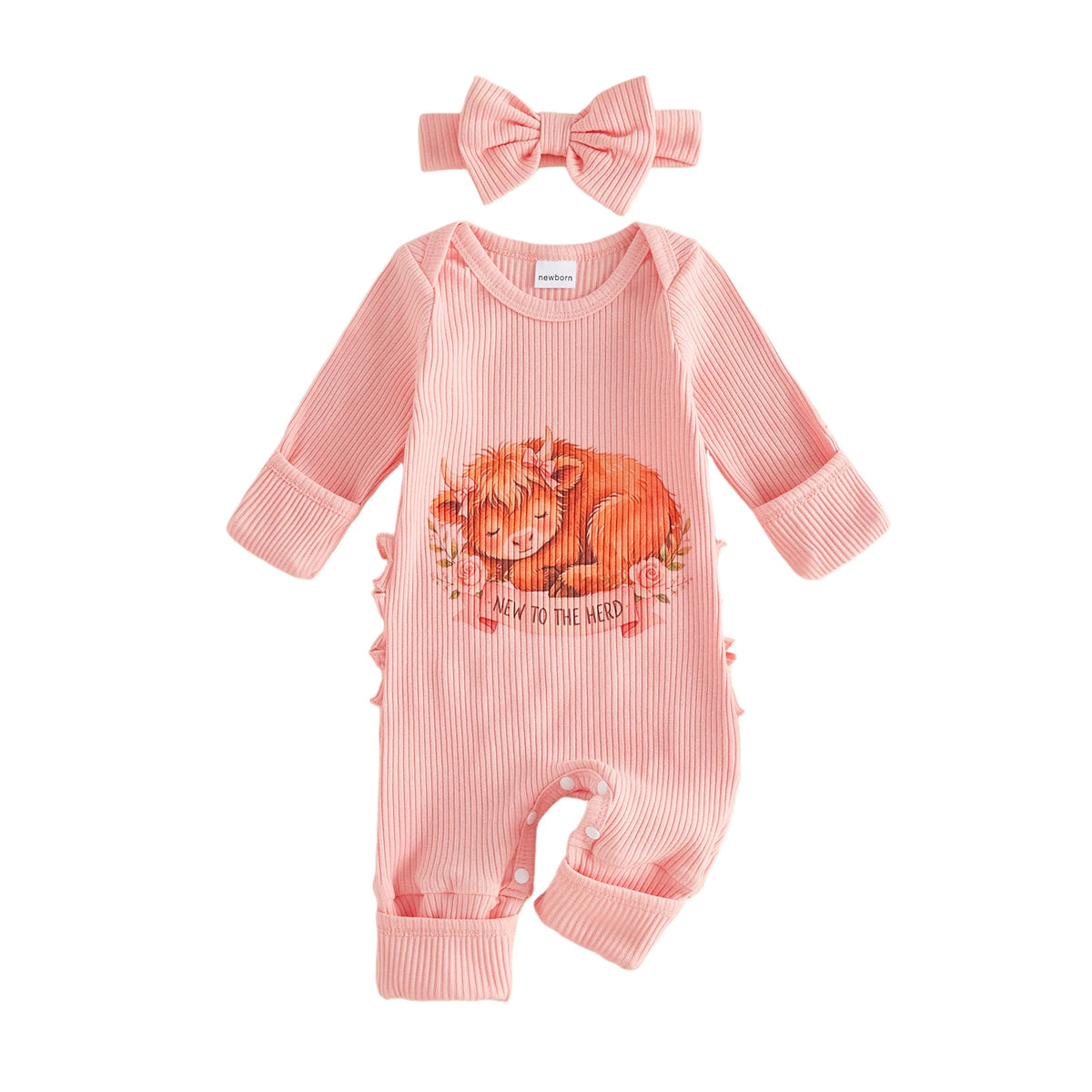 New to the Herd Jumpsuit - Happy Cow