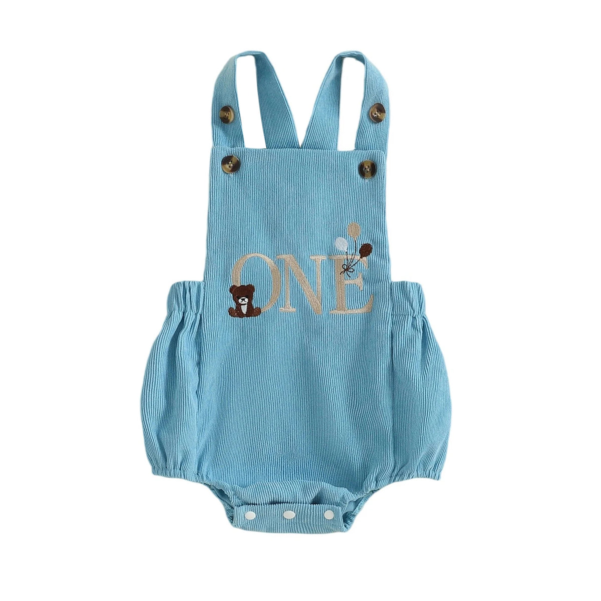 One Birthday Romper - Bear