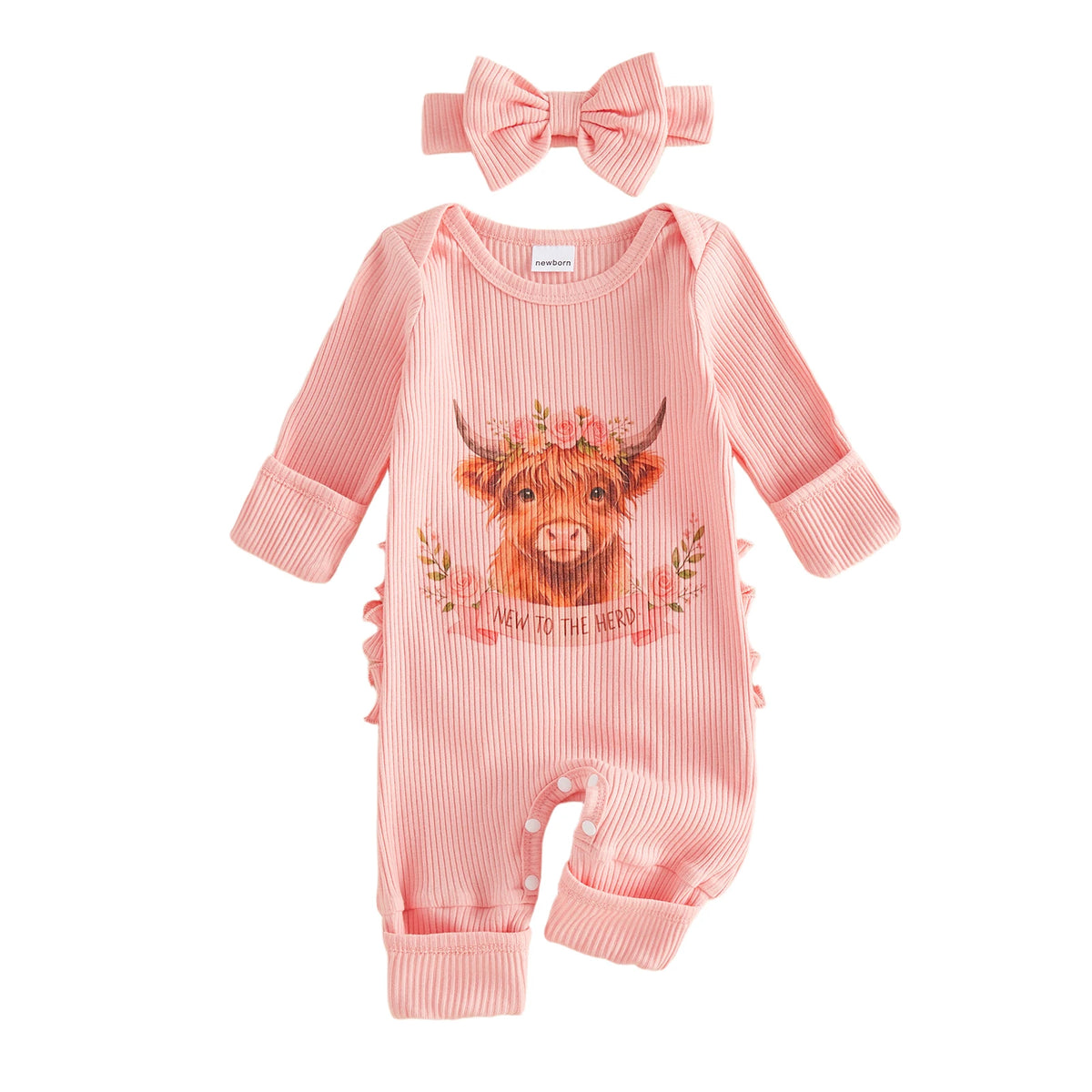 New to the Herd Jumpsuit - Happy Cow