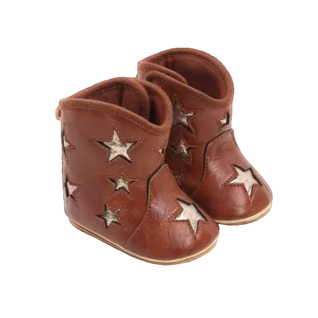 Avery Star Cowboy Baby Boots