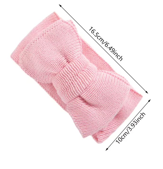 Coco Knit Bow Headband - Milk